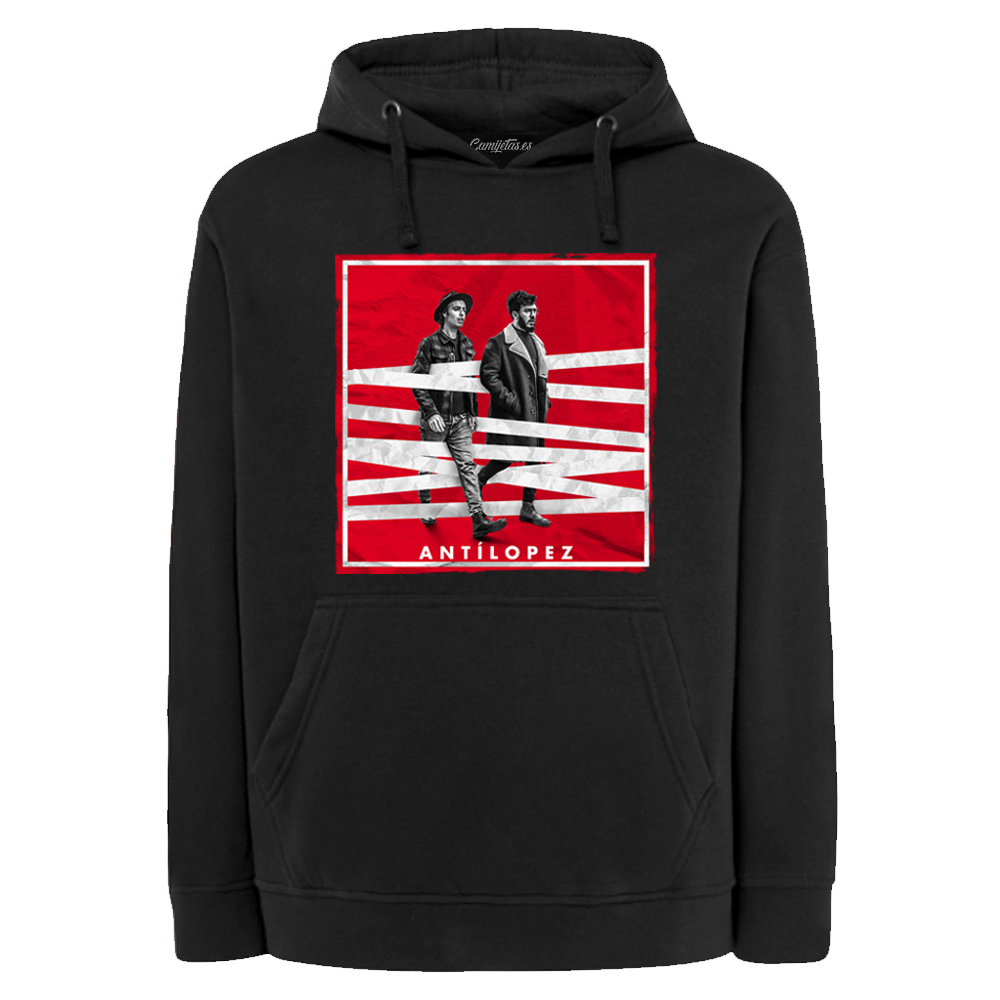 SUDADERA ANTILOPEZ «CUADRO ROJO»