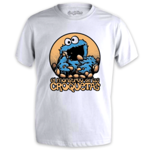 CAMISETA «EL MONSTRUO DE LAS CROQUETAS»