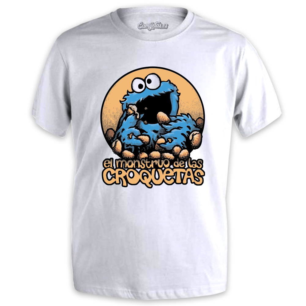 CAMISETA «EL MONSTRUO DE LAS CROQUETAS»