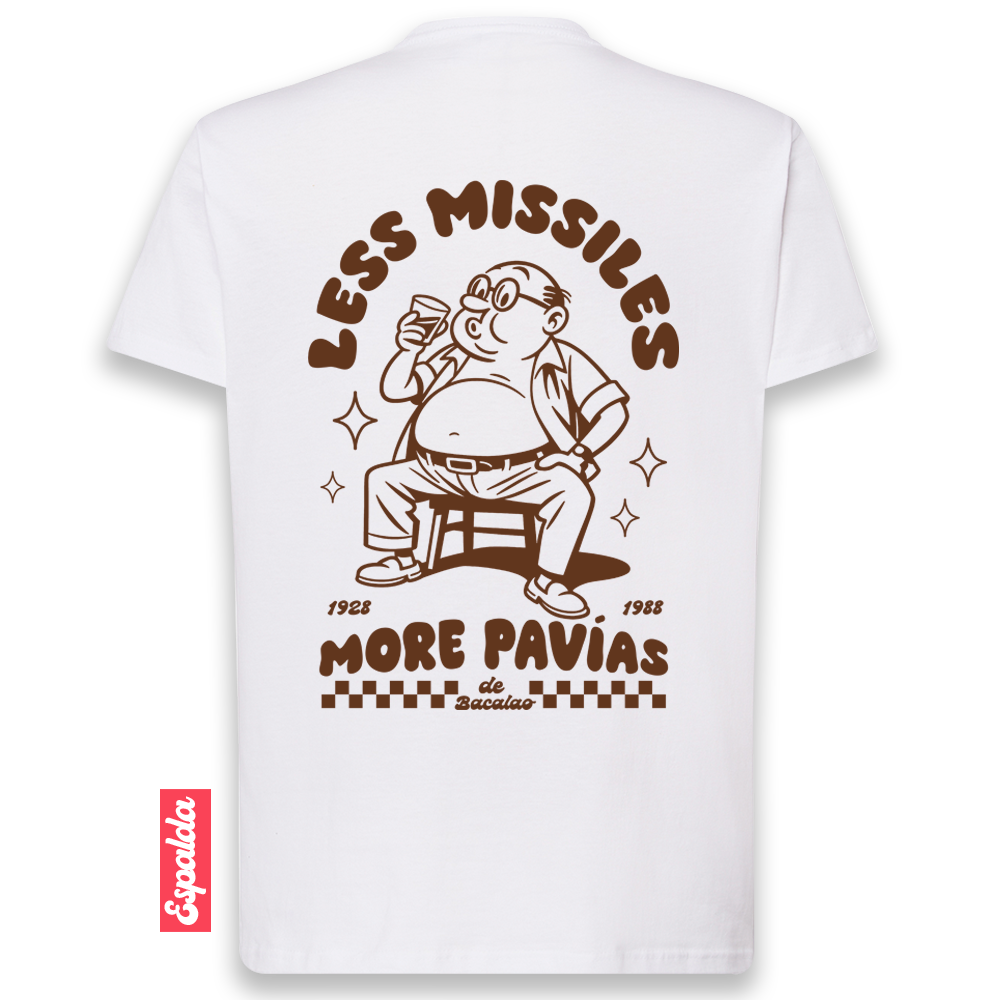 CAMISETA «LESS MISSILES»