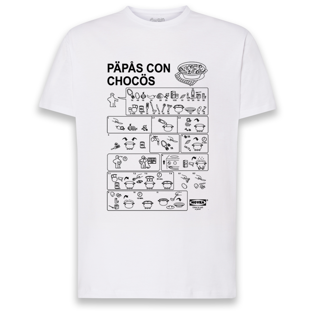 CAMISETA «PAPAS CON CHOCOS»