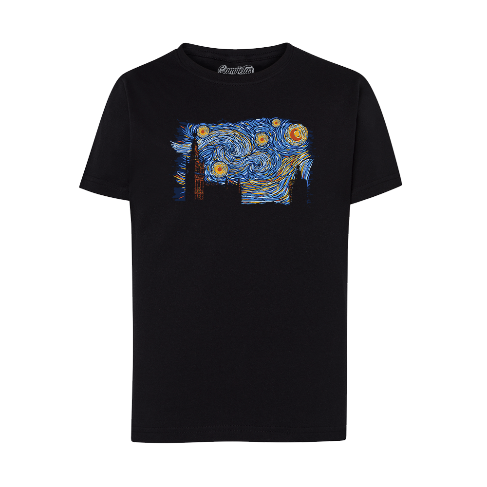 CAMISETA «LA NOCHE ESTRELLADA» – INFANTIL