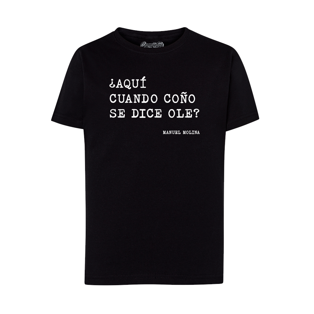 CAMISETA «MANUEL MOLINA» – INFANTIL