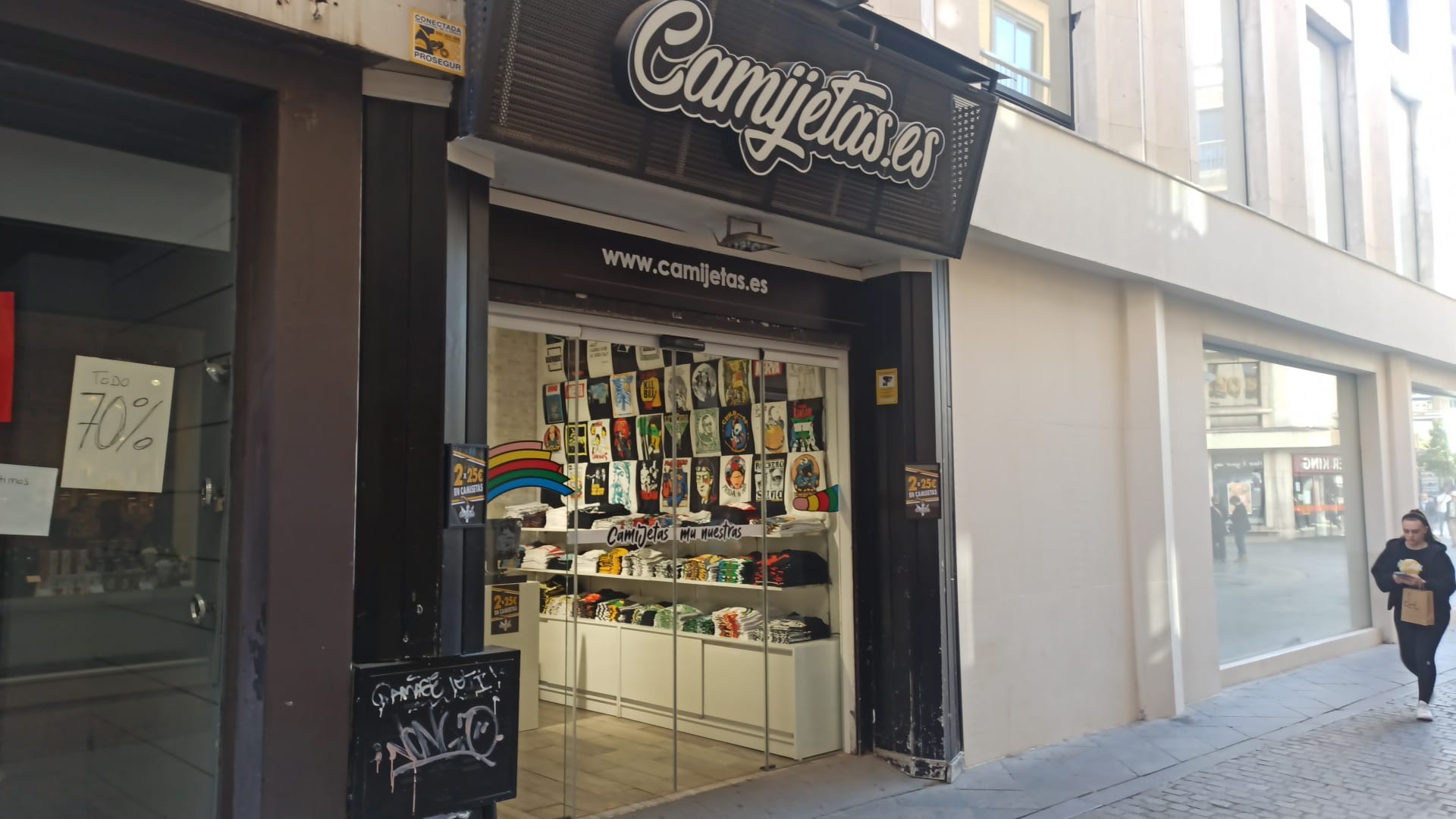 La tienda de Camijetas en Sevilla