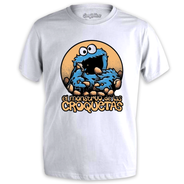 CAMISETA «EL MONSTRUO DE LAS CROQUETAS»