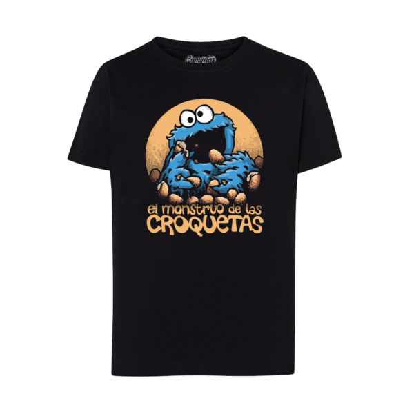 CAMISETA «EL MONSTRUO DE LAS CROQUETAS» – INFANTIL
